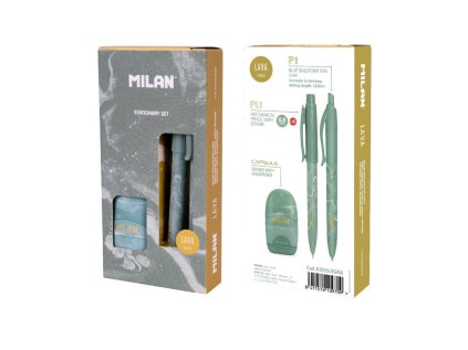 pero milan p1 mechan tuzka guma s orezavatkem v darkove krabicce zelena