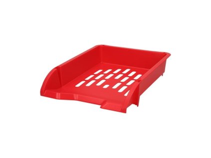 ulozna zasuvka z perforovaneho pp a4 cervena