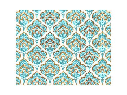 darkovy balici papir florentia 70x100 cm modrozlaty vzor