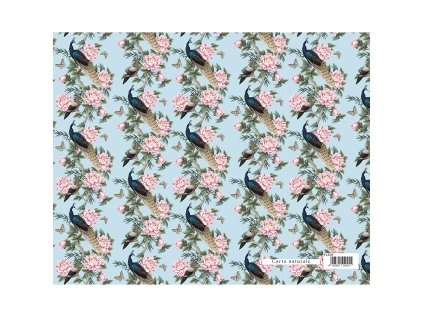 darkovy balici papir florentia 70x100 cm pav s ruzovymi kvety