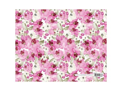 darkovy balici papir garden 70x100 cm orchidej