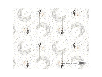 darkovy balici papir matrimonio 70x100 cm novomanzele a mesic