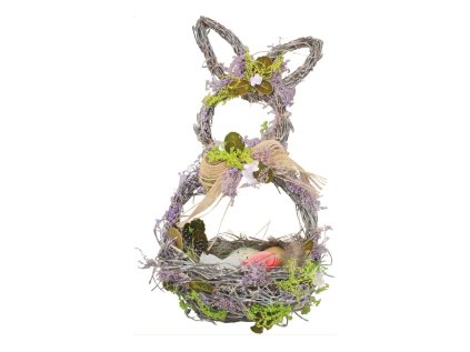 kosik prouteny s levanduli tvar zajic 29 cm