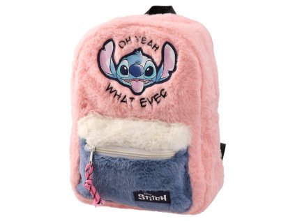 detsky plysovy batoh stitch pink