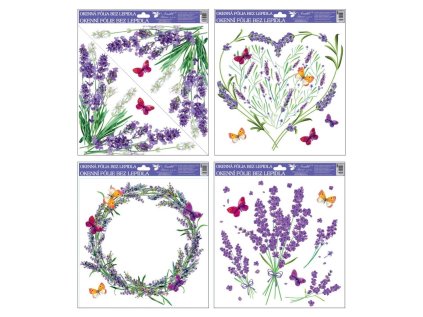 okenni folie 30x30 cm levandule