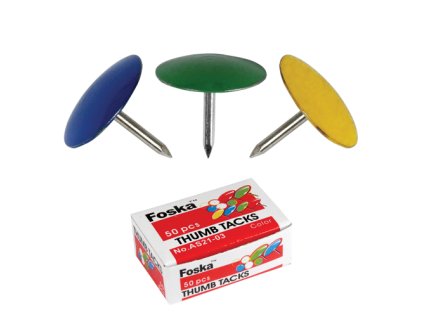 pripinacky foska ponikl barebne 100ks