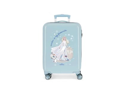 luxusny detsky abs cestovny kufor disney frozen winter 55x38x20cm 34l 2311421