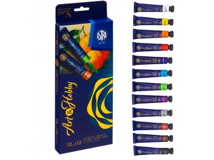 akrylove farby arthobby 12x12ml 602124004