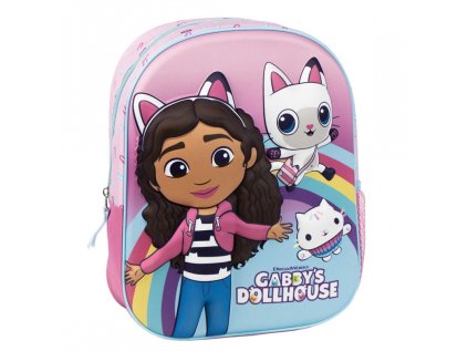 detsky 3d batoh gabby s dollhouse ruzovy 2100005352