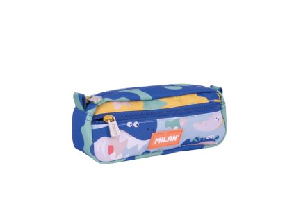 obdelnikovy penal 2 zipovy milan serie blue odyssey