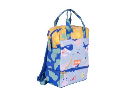 skolni batoh milan 9 5 l s izotermickou prihradkou 2 l serie blue odyssey