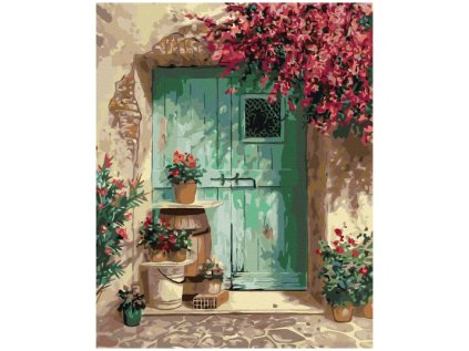 diamantove malovani s ramem stare dvere v recku