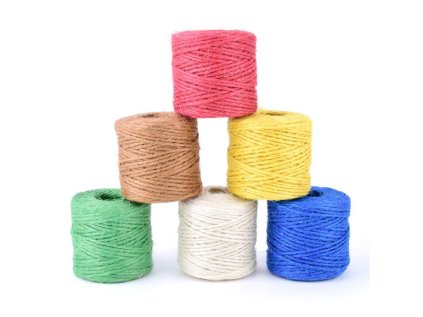 spagat jutovy 100g mix barev