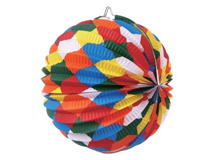 lampion kulaty 26x22 5 cm barevne ctverce
