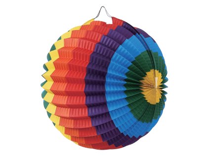 lampion kulaty 26x22 5 cm duhove barvy