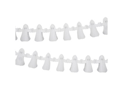 girlanda papirova 3 m duchove halloween