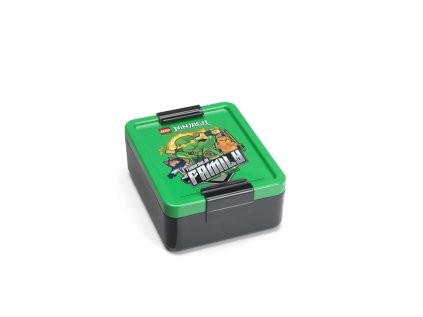 lego ninjago box na svacinu zelena