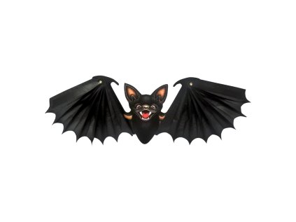 dekorace papirova netopyr 61x23 cm halloween