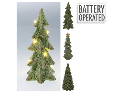 vanocni stromek s led svetylky 21 cm mix 3 vzoru