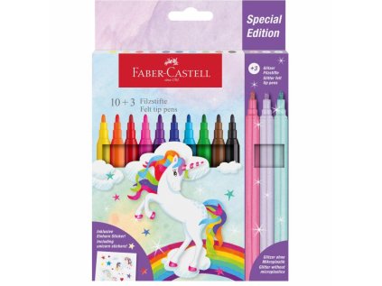 sada fixu faber castell castle 10 3 glitter barevne