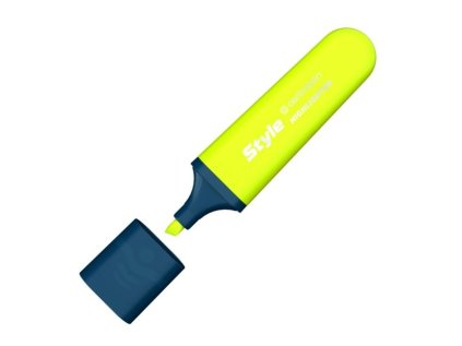 zvyraznovac centropen 6252 style fluo klinovy hrot 1 4 6 mm zluta