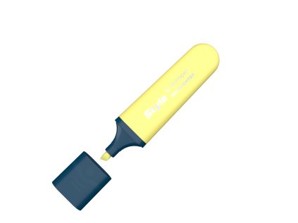 zvyraznovac centropen 6252 style pastel klinovy hrot 1 4 6 mm zluta