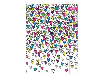 deska s gumickou happy color 24 x 31 cm a4 karton my love bila