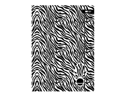 deska s gumickou happy color 24 x 31 cm a4 karton black white zebra
