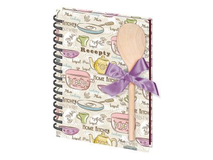 kniha receptu a5 se lzici home kitchen