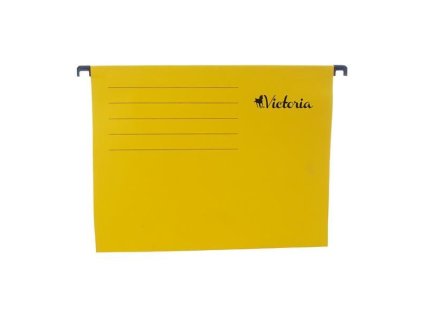 zavesne zakladaci desky kartonove a4 victoria office zlute 5ks