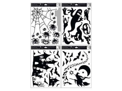 okenni folie halloween 30 42 cm cena je za 1 arch