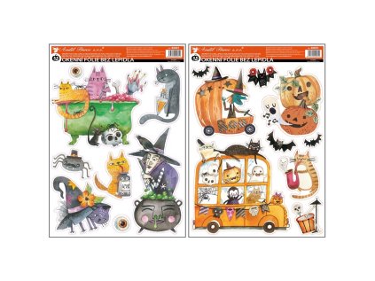 okenni folie s glitry halloween 29 41 cm cena je za 1 arch