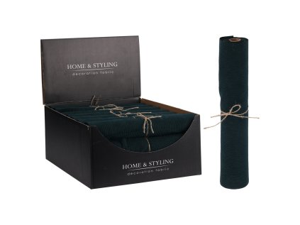 organza latkova 28x200 cm pruhovana latka zelena barva