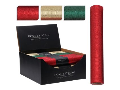 organza 28x200 cm lurexova latka mix 3 barev