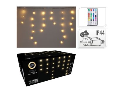 svetelny retez se zavesnymi prameny 172 led tepla bila venkovni 230v