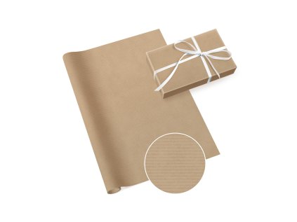 darkovy papir 70 x 200 cm neutral unicolor kraft