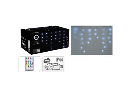 svetelny retez se zavesnymi prameny 172 led studena bila venkovni 230v