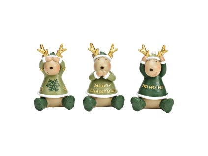 soska losa sediciho ve vanocnim kabate 8 cm mix 3 vzoru cena za 1 ks