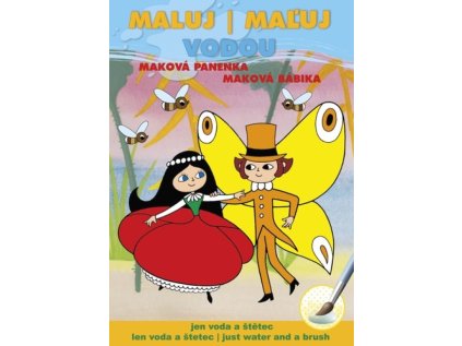 omalovanka a5 akim maluj vodou makova panenka