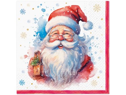 ubrousky tat 33x33cm portrait of santa claus