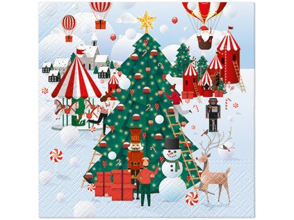 ubrousky paw l 33x33cm christmas atmosphere