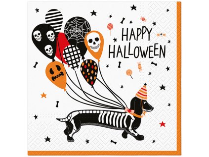 ubrousky paw l 33x33cm spooky dachshund