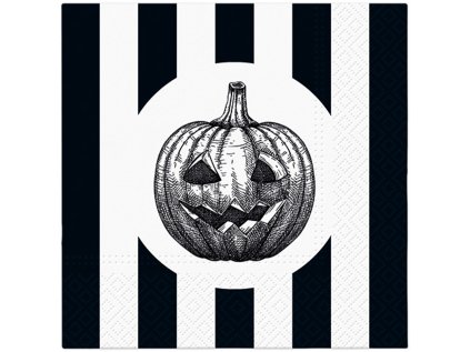 ubrousky paw l 33x33cm striped pumpkin