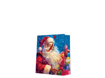 darkova taska stredne velka santa claus with gift boxes 20x10x25 cm