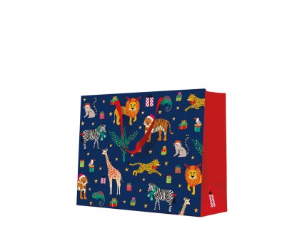 darkova taska horizontalni animals in a christmas mood 33 5x26 5x13 cn