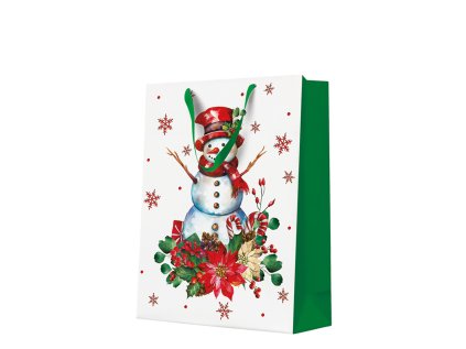 darkova taska velka snowman 30x12x41 cm