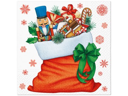 ubrousky paw l 33x33cm bag with gifts