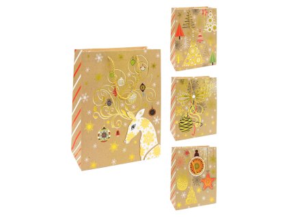 darkova taska vanocni 9092 velikost s 18 x 8 x 23 cm mix 4 vzoru