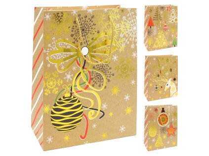 darkova taska vanocni 9092 velikost xl 40 x 13 x 56 cm mix 4 vzoru