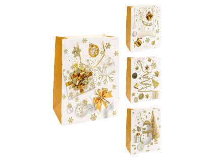 vanocni darkova taska 2031 velikost s 18 x 10 x 23 cm mix 4 vzoru